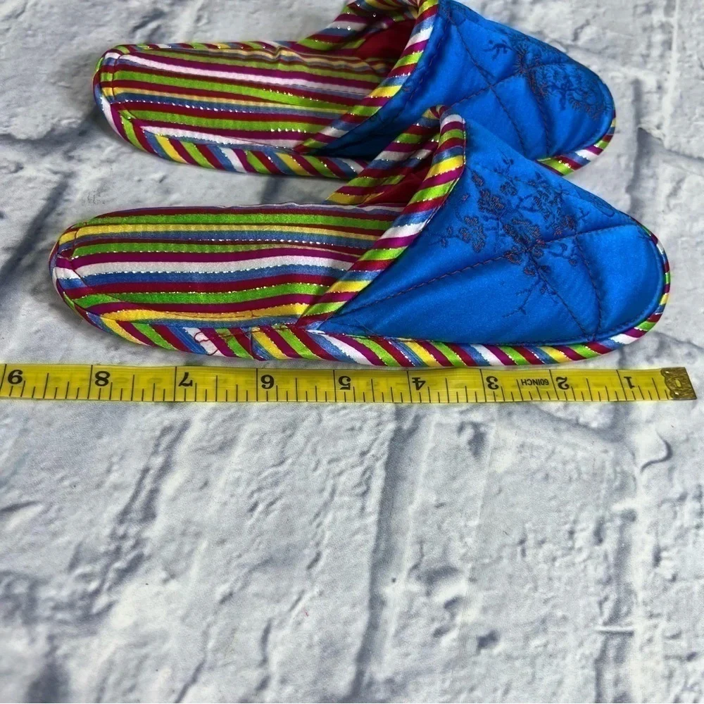 New Children's satin slippers size 11/12 little boys or girls